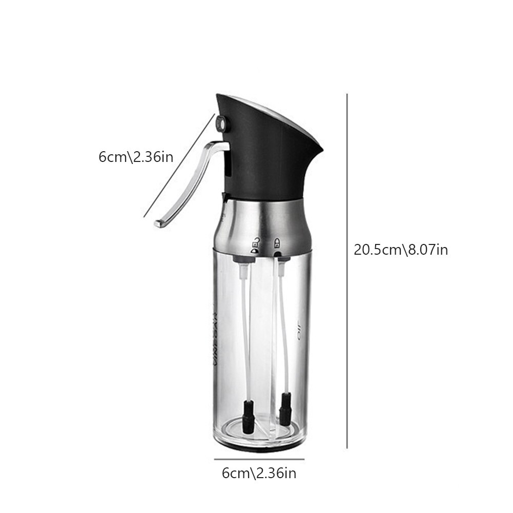 Dammsäker salt och peppar riktspruta justerbar spray krydda olja kruka dosering burk krydda förvaringsburk