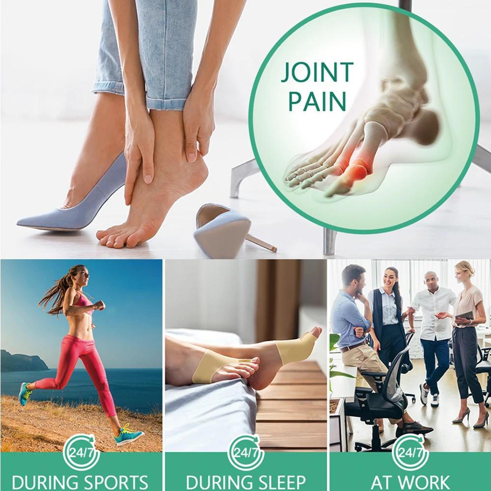 1 paar Zehe Separator Hallux Valgus Ballen Korrektor Hammer Kappe Haarglätter Fuß Schmerzen Linderung Orthopädische Pedikübetreffend Werkzeuge Fuß Pflege