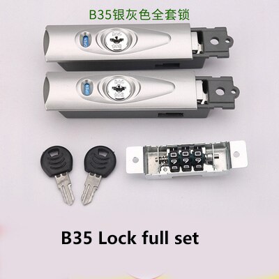 Gepäck lock zubehör B35 schloss trolley reise gepäck reparatur zubehör aluminium rahmen b35 schlüssel passwort lock core: S117-left or rightK