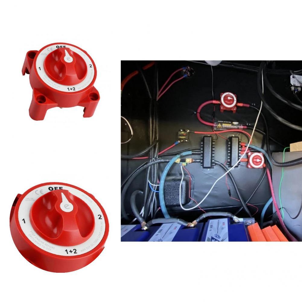 Sturdy Durable Cut On/Off Rotary Switch Lightweight Battery Isolator Switch High Strength for Marine