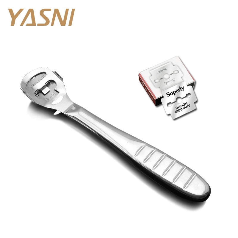 pedicure tools foot care knife With 5pcs blades callus remover rasp file dead skin remover set stainless steel FT13