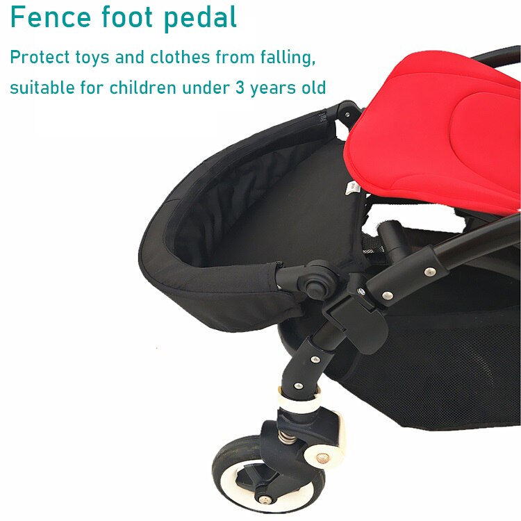 Accesorios de cochecito de bebé, reposapiés extensible ajustable para Bugaboo Bee 5 Bee 3: Fence pedal