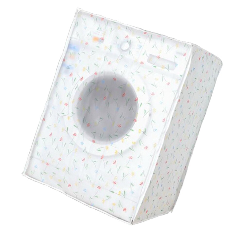 Automatic Washing Machine Cover Premium PEVA Washing Machine Case Waterproof Anti-dust Washing Machine Protector for Home (60x55