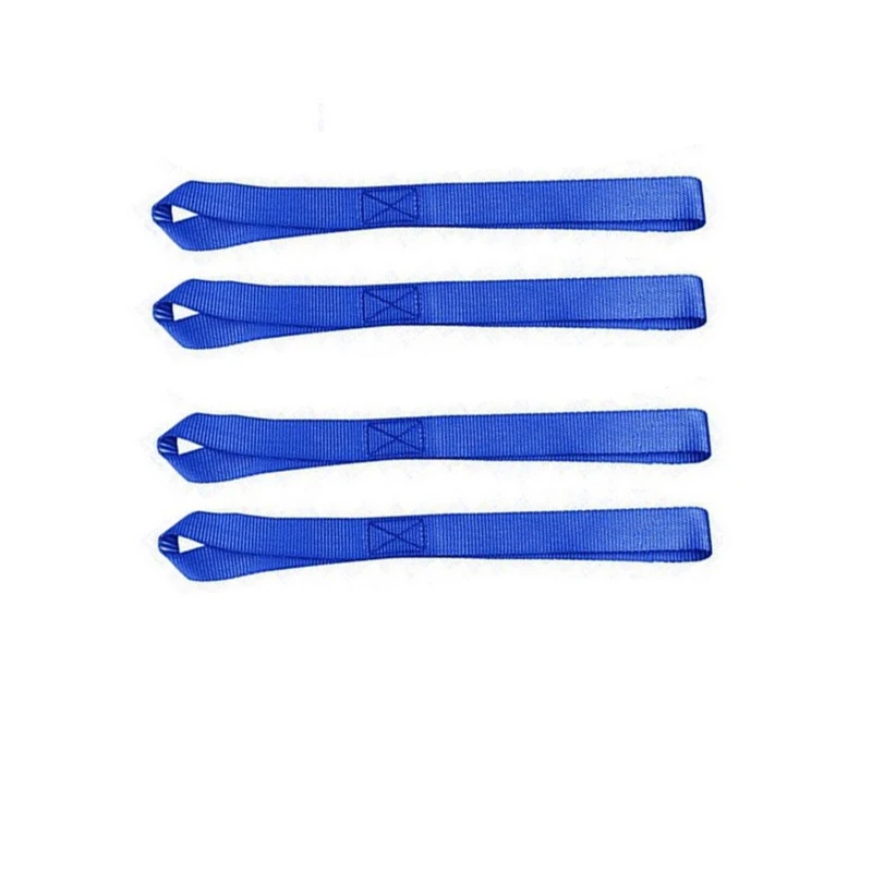 Sangles d'arrimage à boucle souple ou fixation de motos ATV, scooters, vélos hors route, pelouse, moteur polyvalent, sangles de bagages: WHITE