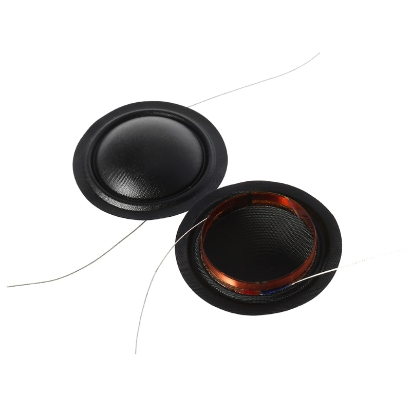 2 Stuks 25.5Mm Tweeters Spreekspoel 1 Inch 8ohm Zijde Membraan Membraan Ksv Treble Speaker Reparatie Accessoires Diy