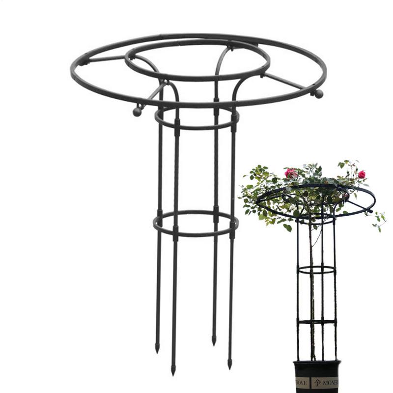 Enrejado de jardín para plantas trepadoras, marco de soporte de Metal, enrejado de soporte para plantas de vid, paraguas de jardinería, enrejado para plantas trepadoras
