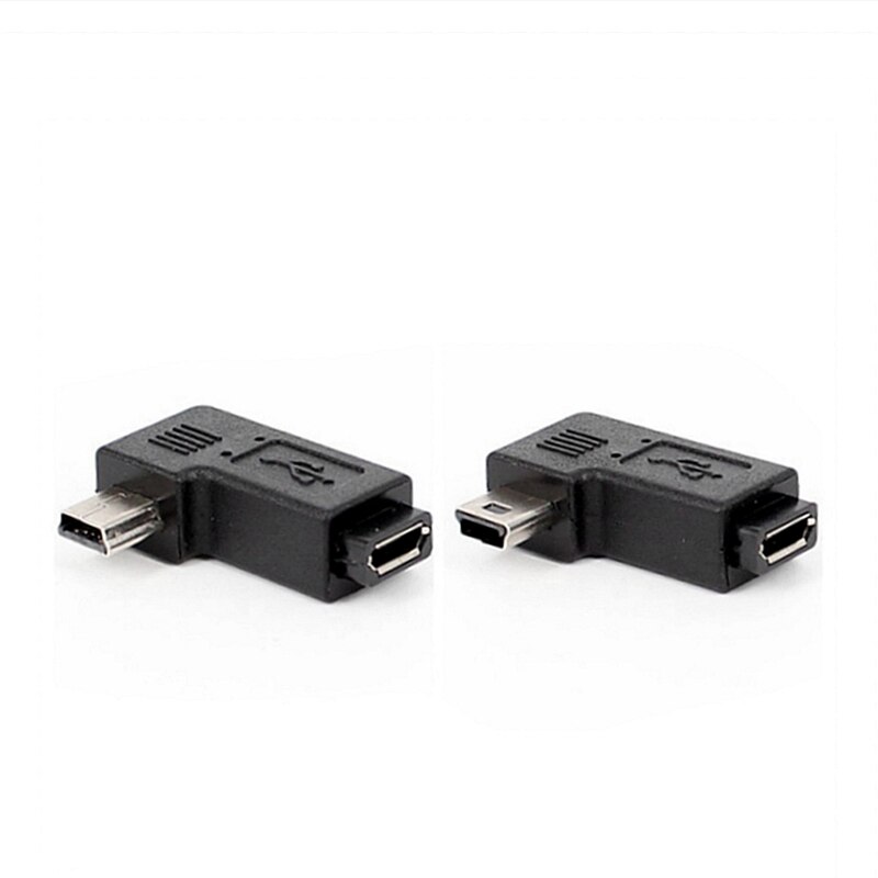 90 grad USB 2,0 Rechts Verknüpfungen Winkel Mini 5Stift Männlich zu Mikro USB 5Stift Weibliche Adapter V3 zu V8 Mini USB Männlichen zu Mikro USB Weibliche