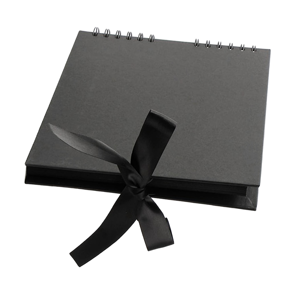 A4 Size 40 Sheets Kraft Paper Scrapbook Photo Albums for DIY Scrapbooking Anniversary Sketchbook Wedding Valentines Day