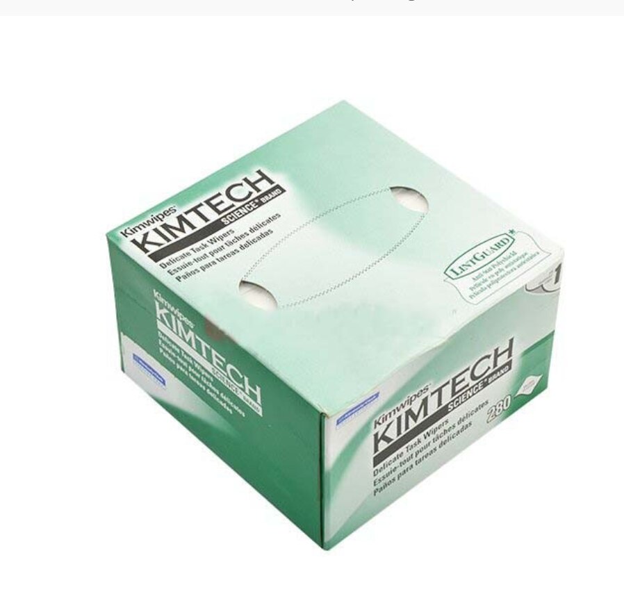 Factory Price 280 PCS KIMTECH Kimwipes Fiber cleaning paper packes kimperly wipes Optical fiber wiping paper USA Import