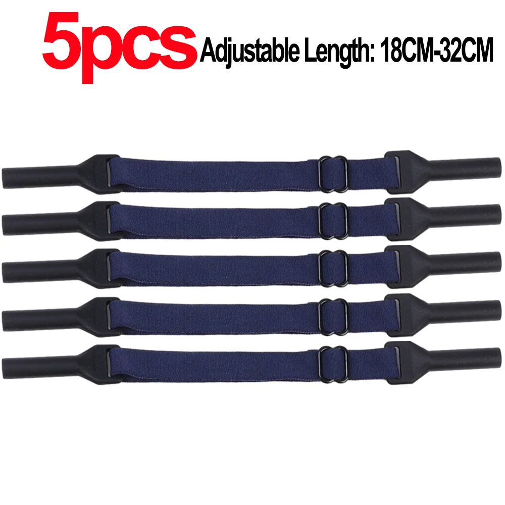 1/5pcs Glasses Chain For Kids Adults Sunglasses Strap Children Glasses Safety Band Strap Retainer Cord Holder Sport Glasses Rope: green