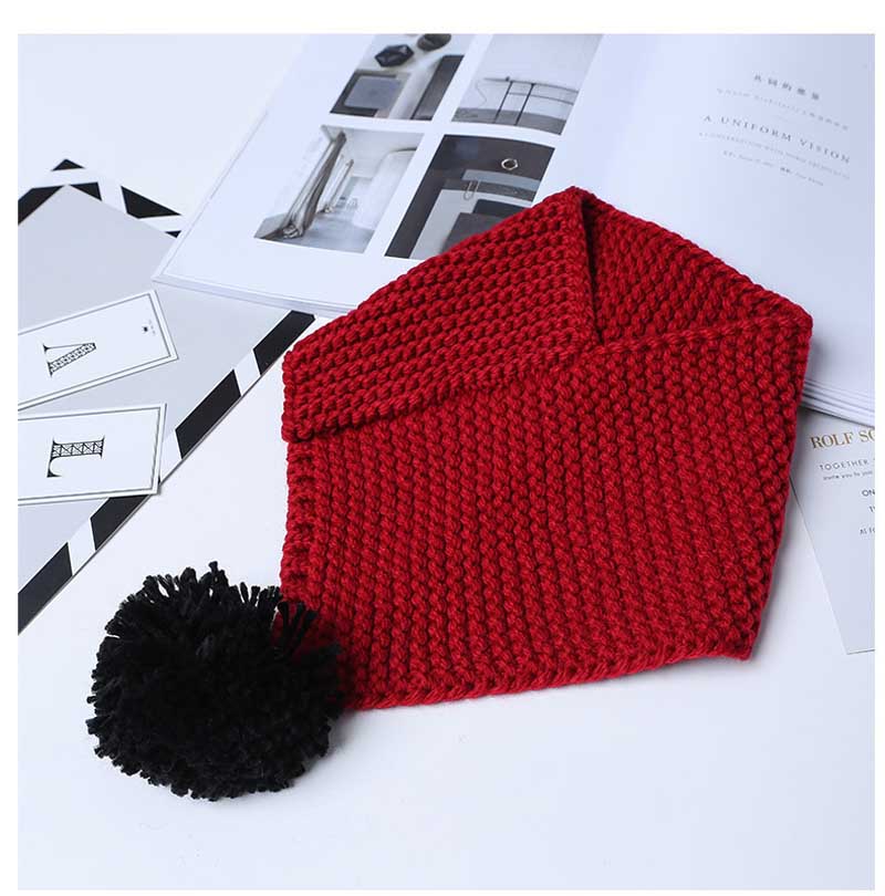 hiver enfants écharpes bébé garçons filles écharpe solide doux écharpe col enfants Stretch cou anneau enfants: F