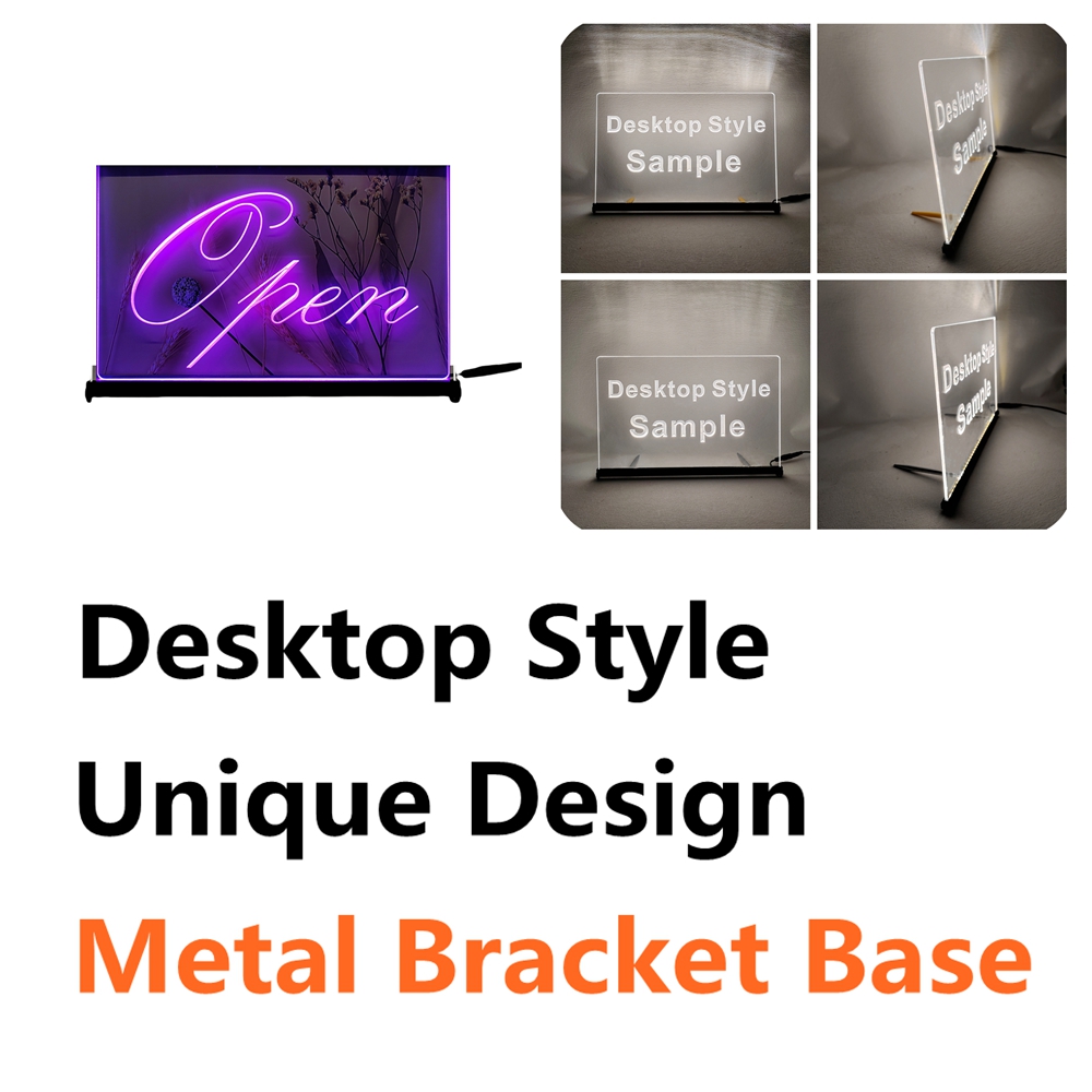 OPEN Script Shop-Vintage LED Neon Sign-Posters,3DC... – Grandado