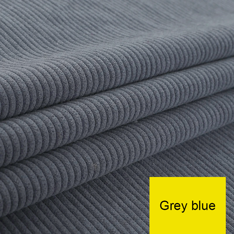 Tela de pana de costilla rosa, Color sólido para coser camisas, Sudadera con capucha, ropa, chaquetas de pana acolchadas, pantalones, sofás, telas de terciopelo: L / royal blue