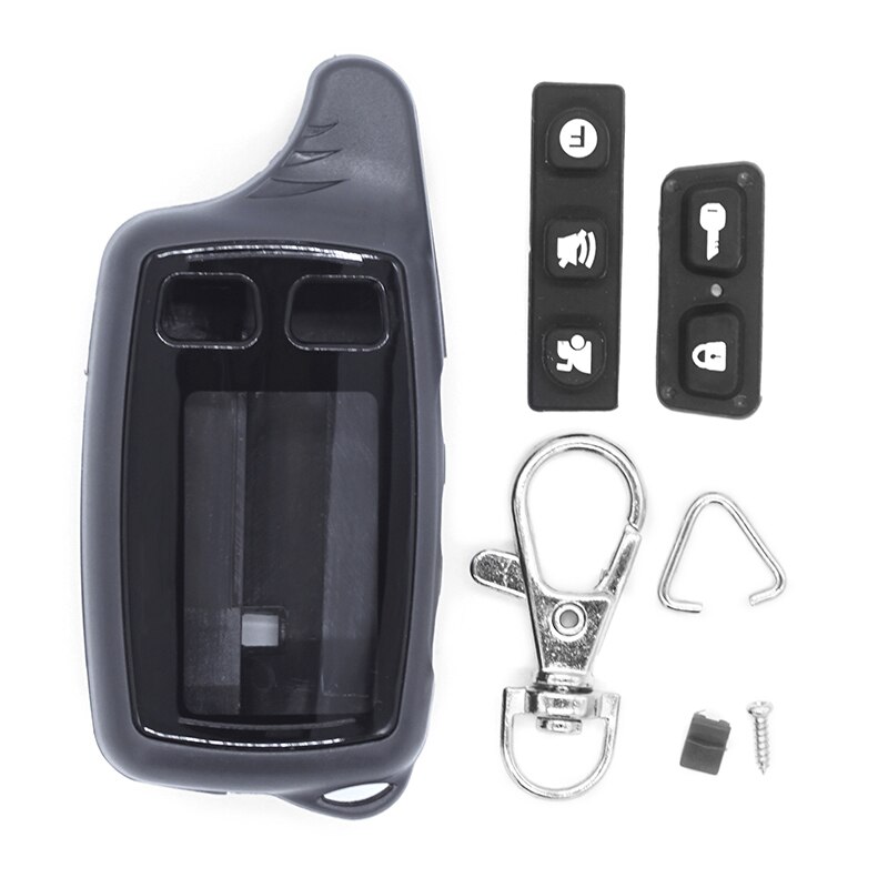 Tw9010 etui nøglering nøglering +tw9010 lcd display til tomahawk 9010 2- vejs bil fjernbetjening dæksel hus nøgle skal tw -9010