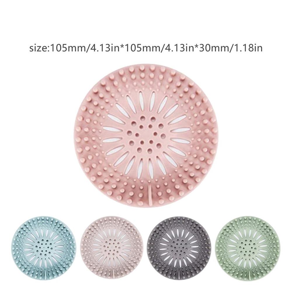 Sink Sewer Filter TPR Floor Drain Strainer Water Hair Stopper Bath Catcher Shower Cover Kitchen Bathroom gadgets Anti Clogging
