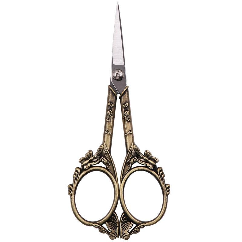 Retro Peacock Needlework Tailor Scissors Antique Vintage Thread Embroidery Stainless Steel Scissors For Sewing Supplies Tool: 08-12cm