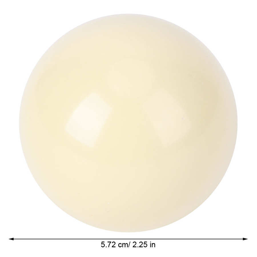 Profissional 2 pces mesa de bilhar branco bolas snooker piscina tabela formação ponto cue bola padrão 5.72cm