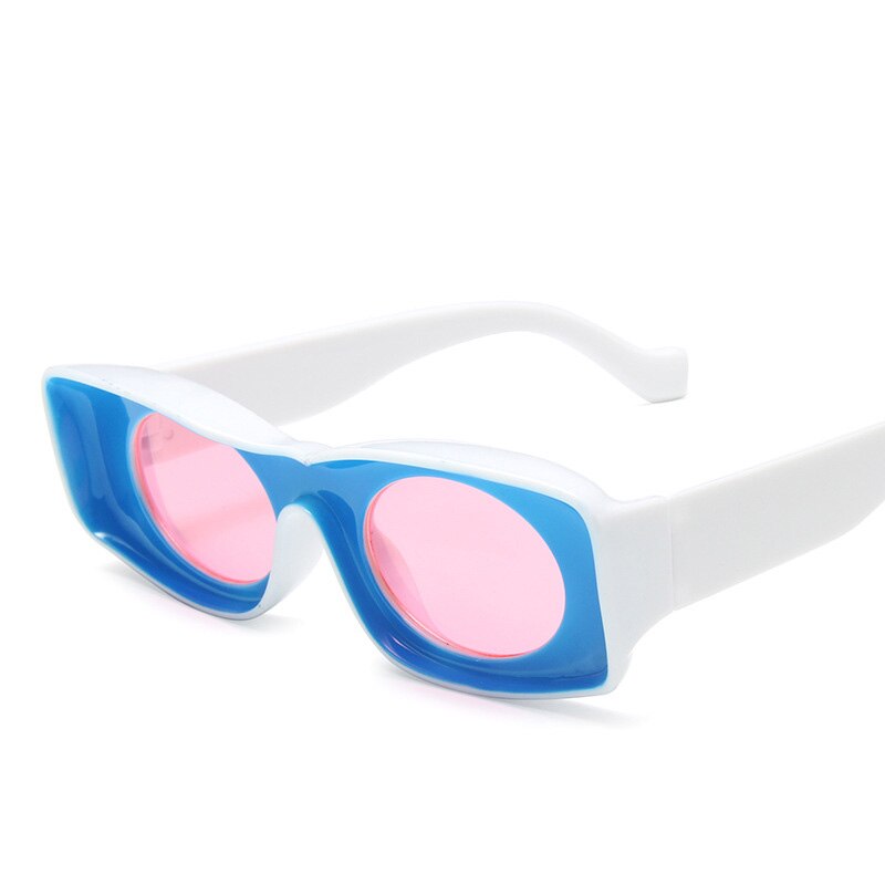 Konkav stel solbriller dreng pige universel overdreven form solbriller sjove briller  uv400: 5