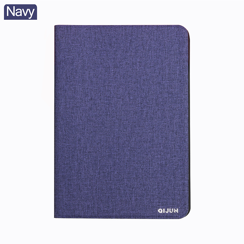 Coque de protection en cuir PU et Silicone pour tablette Samsung Galaxy Tab S, support à rabat rétro, 8.4 pouces, SM-T700 T705 T705C: Navy Blue