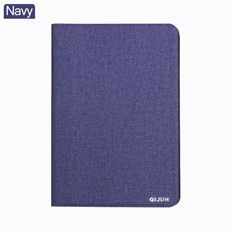 Tablet Case For Samsung Galaxy Tab A 9.7 inch SM-T550 T555 T550C Retro Flip Stand PU Leather Silicone Soft Cover Protect Funda: Navy Blue