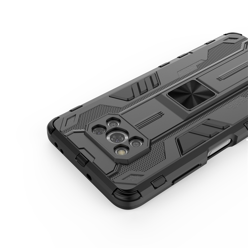 For Poco-X3 Pro Case Magnetic Kickstand Armor Camera Lens Protect Phoen Case For Xiaomi Poco X3 NFC Little X 3 PocoX3 Back Cover