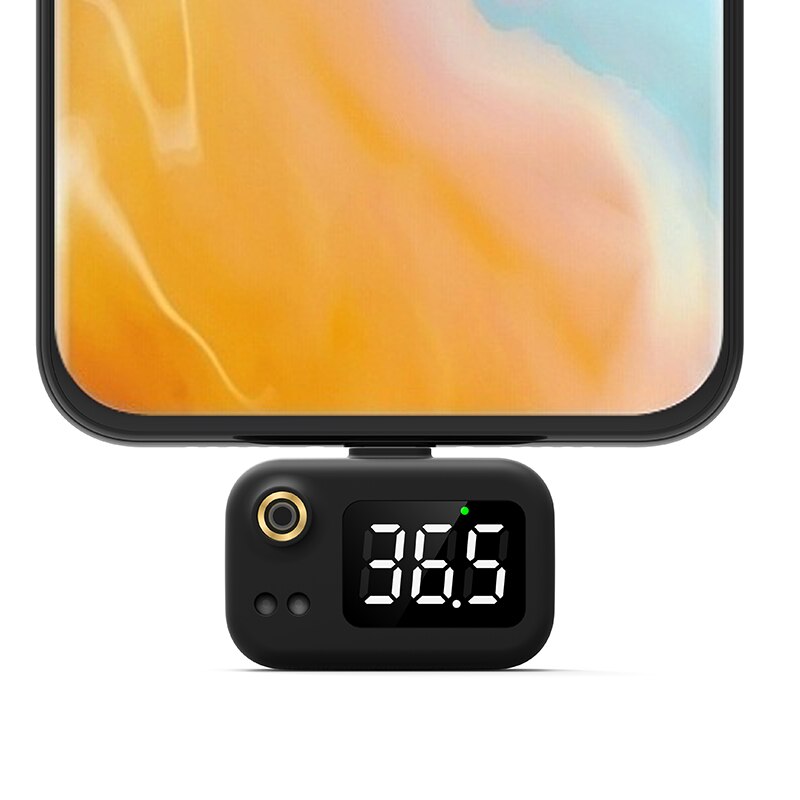 Non-Contact Digital Infrared Forehead Phone Temperature Sensor Electronic Clinical Thermometer Meter For Iphone 12 For TC