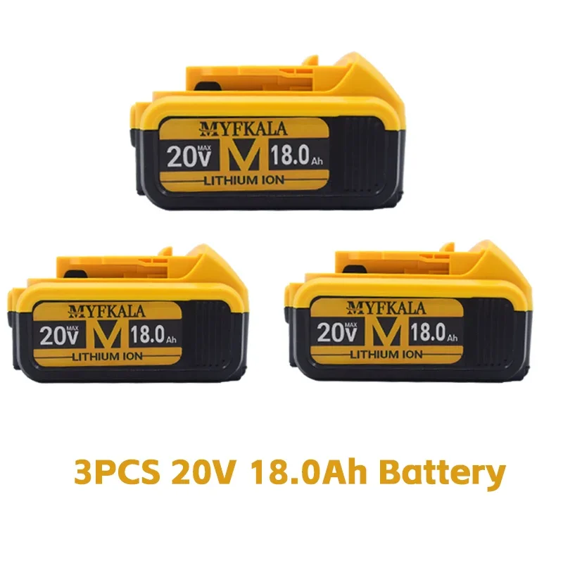 2024 100% Originele 20 V 18000 mAh Lithium batterij Vervangende Batterij Voor Dewalt DCB184 DCB200 DCB182 DCB180 DCB181 DCB182 DCB201