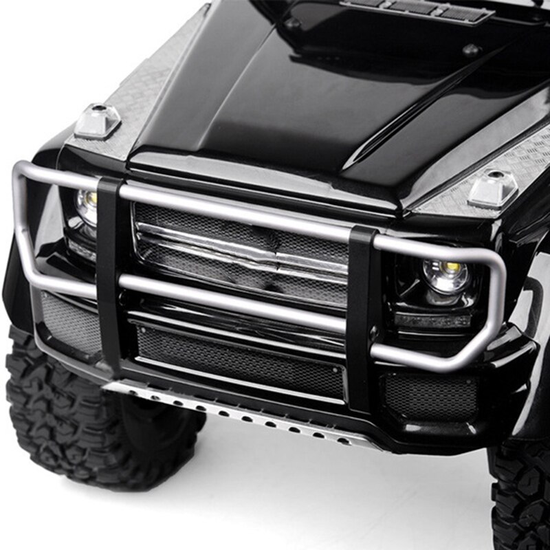 Metall Front Bumper & Bas för 1/10 RC Crawler Bil Traxxas TRX4 G500 TRX6 G63