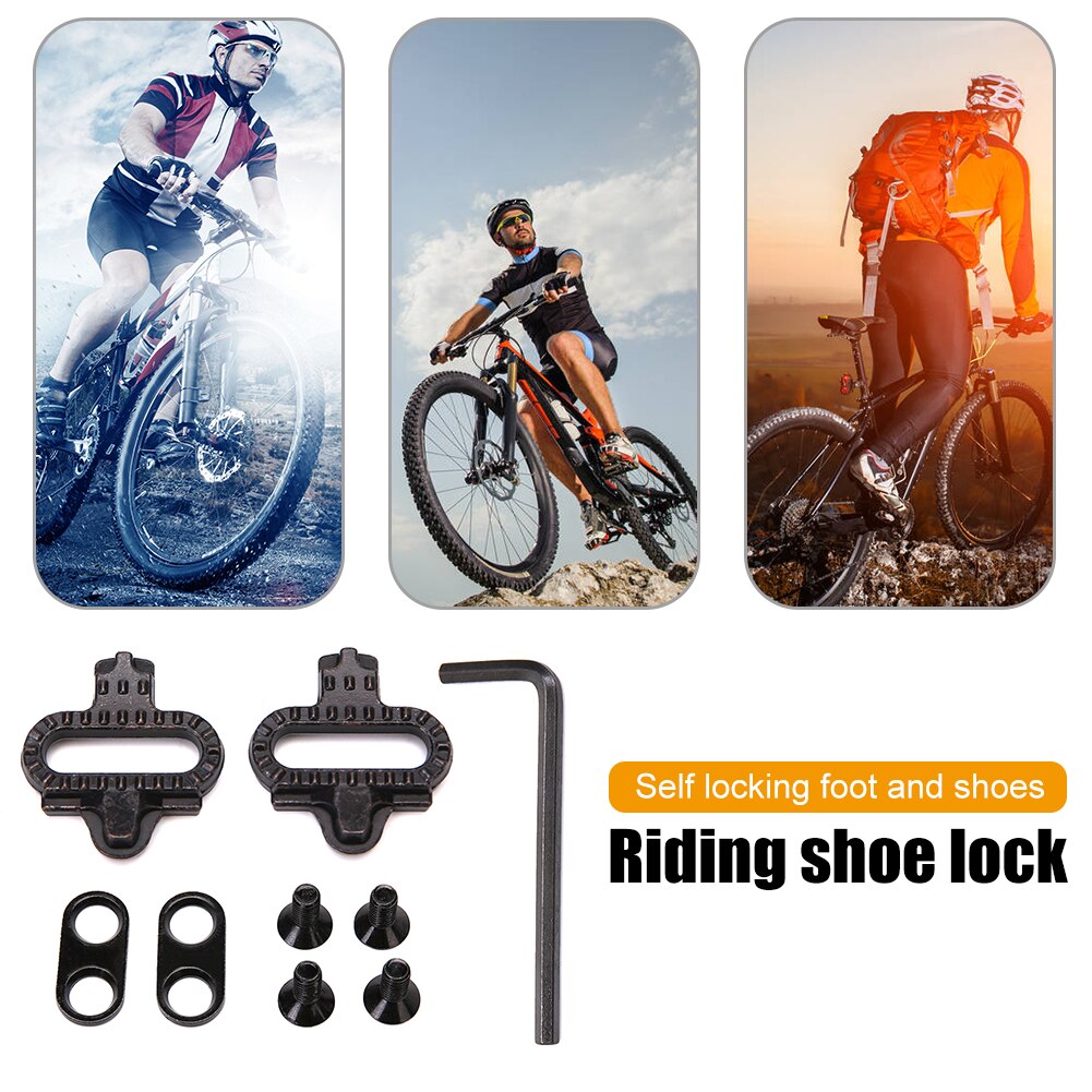Mountain Bike Shoes Cleats for Shimano SH51 SPD MTB Cleats Set Multi-Release Pedal Cleat Cycling Shoe Calas Tocas Bicycle Riding