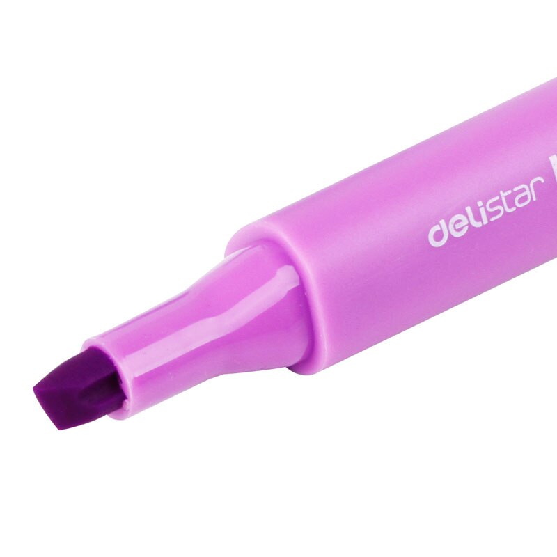 10Pcs Highlighters Fluorescent Markers Pen Triangle Bar Highlighter Pen Painting Draw Album Photo Japanese Stationery