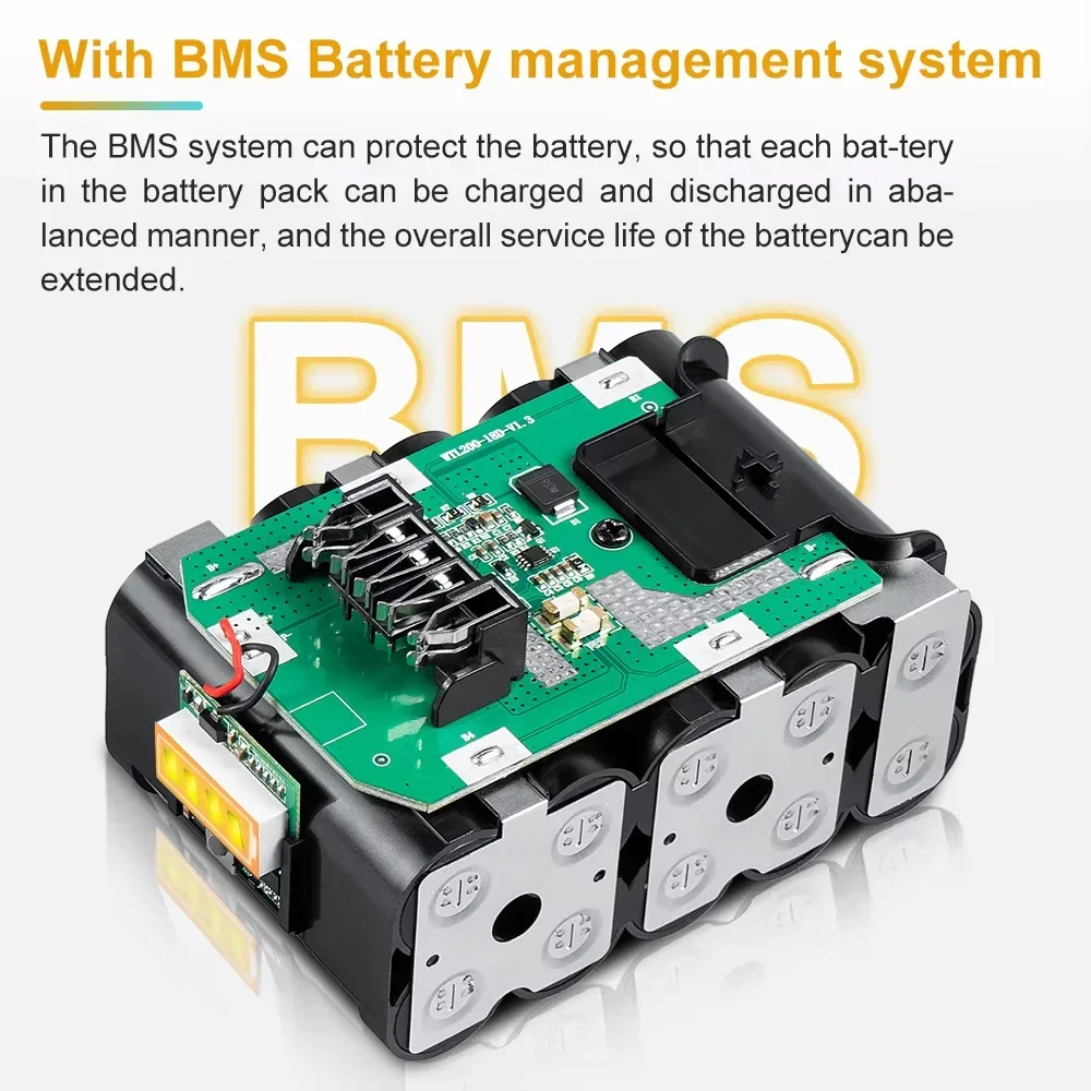 Batterie aux ions pour outils Dewalt Max, 18V, 20V, 3,0 Ah, DCB203, DCB205, DCB206, DCB204, DCB200, DCB182, DCB180, DCB230, DCD, DCF, série DCG