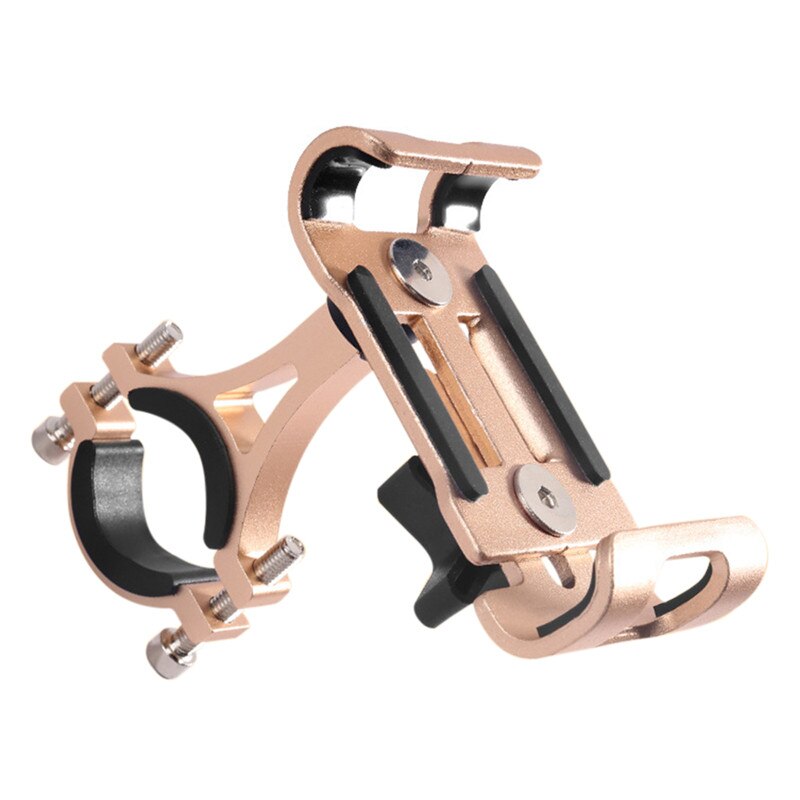 Soporte de teléfono móvil para bicicleta, sostenedor de Metal giratorio de 360 grados para Manillar de bicicleta de montaña y navegación