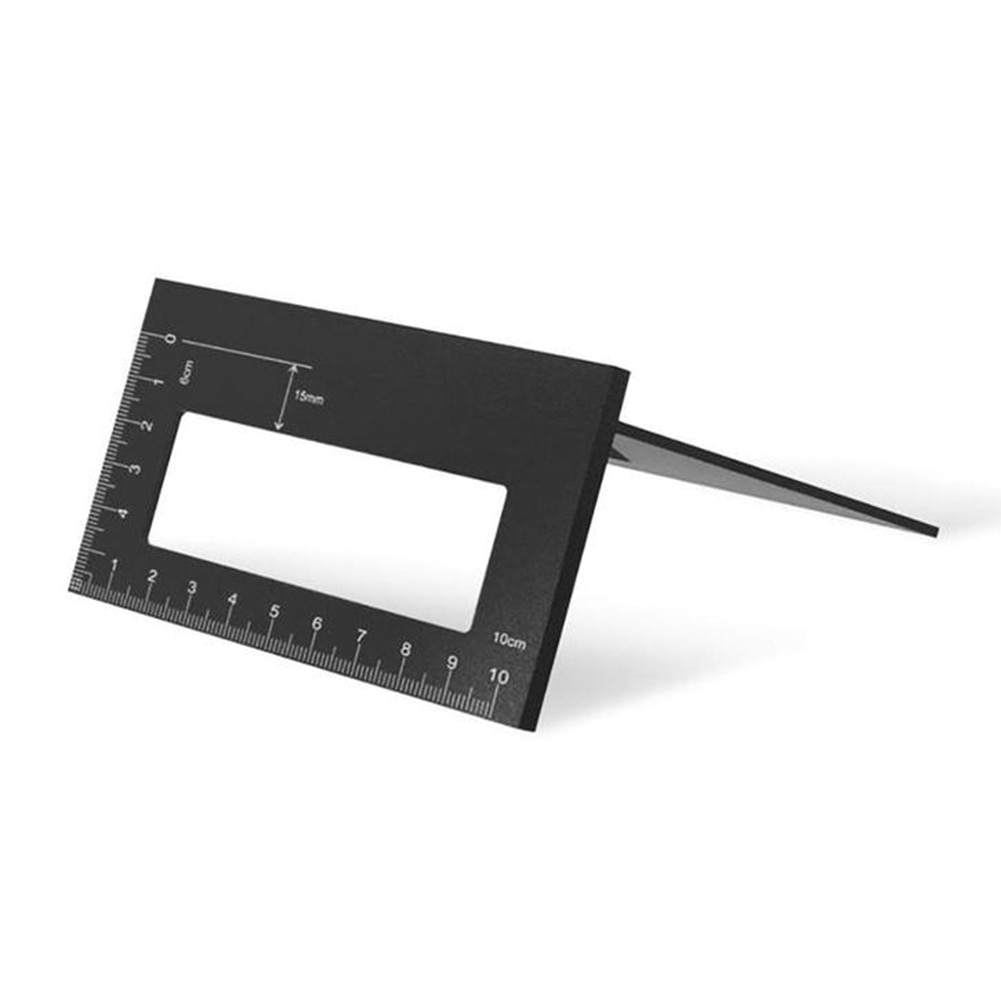 Woodworking Measure Ruler 45 90 Degree Aluminum Alloy Square Angle Ruler Tool Carpenter Square for Engineers Carpenters Tool
