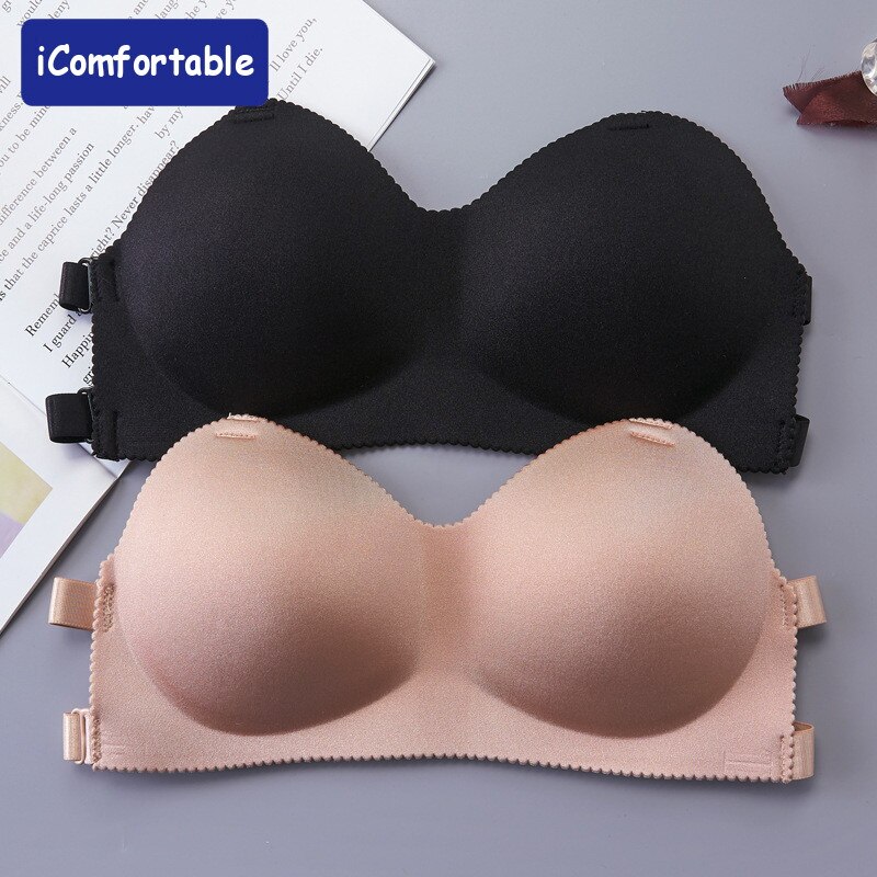 Strapless Chest Wrap Sexy Gathered Wild Back Anti-glare Invisible Ladies Tube Top Bras Wireless Bras for Women