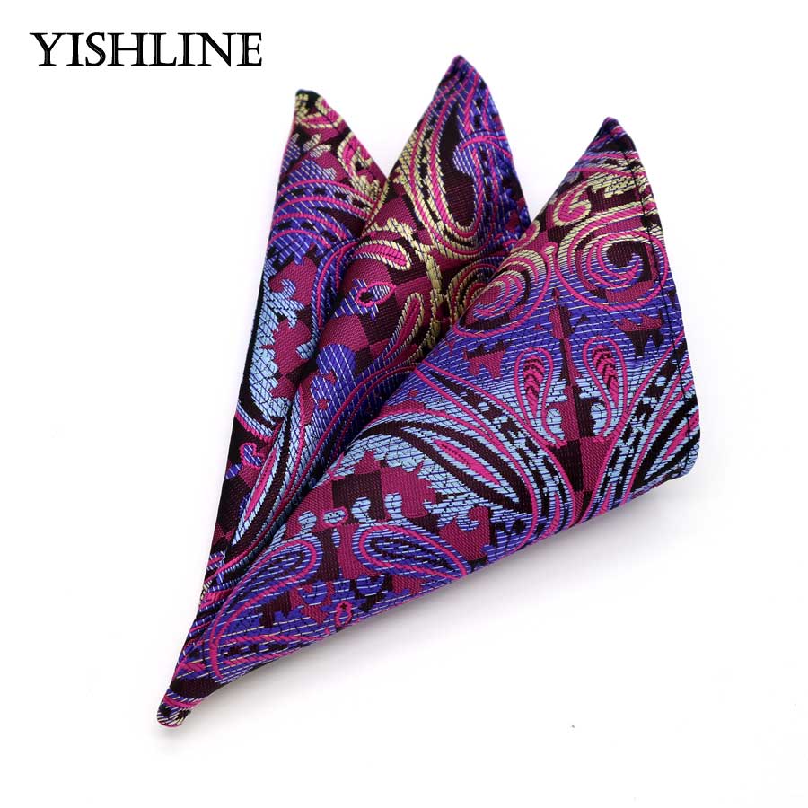 Fabrik männer Jahrgang Paisley Blumen- die Seide Taschentuch Tasche Platz Männer Hanky Hochzeit Brust Handtuch: F149