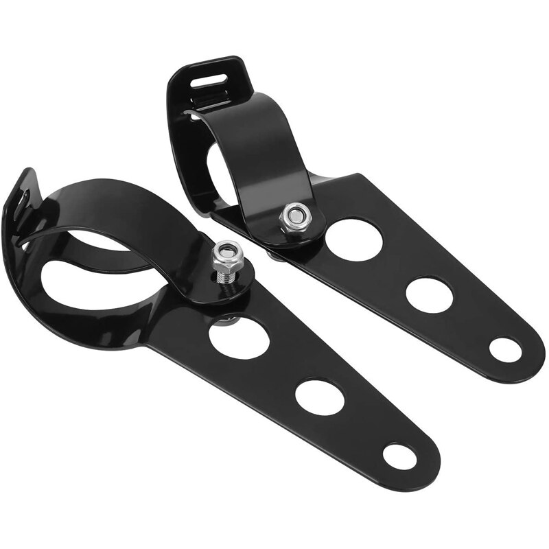 Topptre hål motorcykel strålkastare lamp monteringsfäste skal motorcykel tillbehör främre strålkastare lampfäste 38mm-51mm