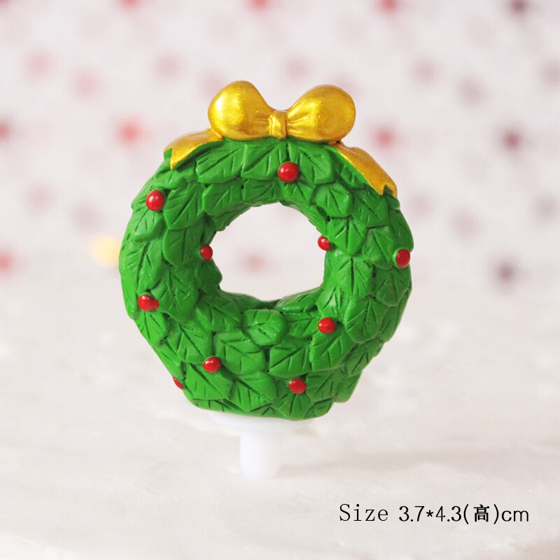 Festas de família, festas de aniversário, decorações de natal, suprimentos de cozimento papai noel, boneco de neve, elk, árvore de natal bolo decora: Styles7