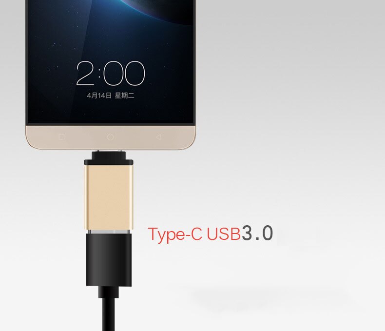OTG type-c usb c adapter type c usb 3.0 Data Converter for xiaomi mi 10 9 9 8 lite cc9 mix 3 2s max 3 A2 A3 redmi note 8 7 k20