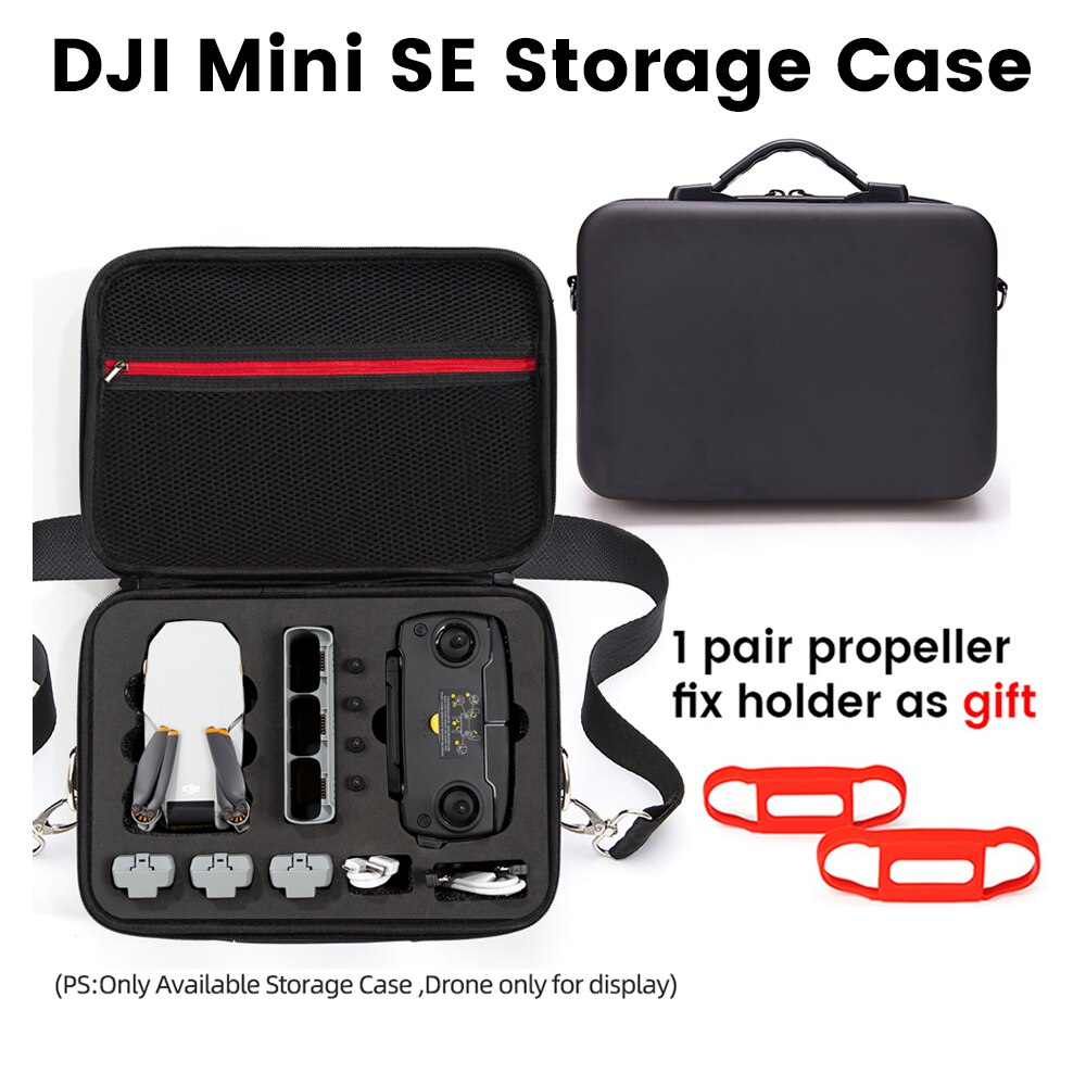 Dji mini se opbevaringstaske rejse vandtæt bæretaske bærbar boks skuldertaske til dji  om 5/ mini 3 pro drone tilbehør: Type 6 sort liner