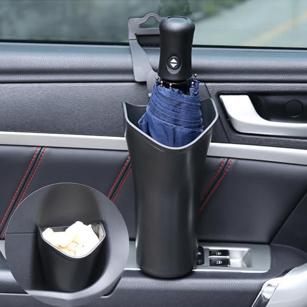Auto Paraplu Houder Opknoping Haken Voor Paraplu Multifunctionele Auto Paraplu Organizer Water Fles Houder Auto Accessoires