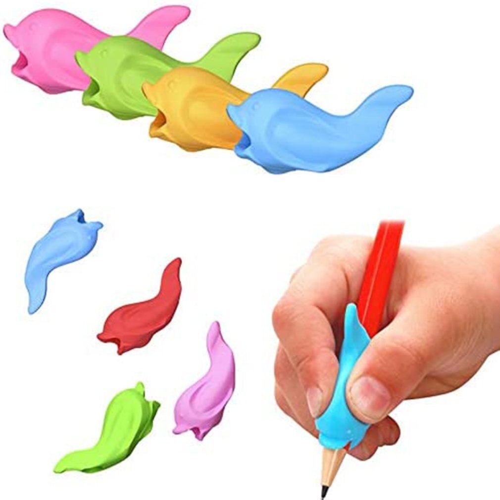 8 Stuks Siliconen Kinderen Grijpen Pen Tool Holding Potlood Studenten Hold Pen Schrijven Houding Correctie Met Houding Speelgoed