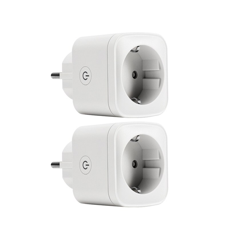 Smart WIFI Plug Socket Power Switch APP Remote Voice Control Timer Home Automation EU Adaptor Socket For Alexa Google Home Plug: 2pcs