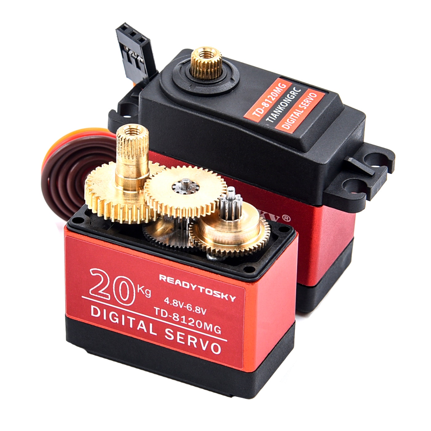 20kg TD8120MG / 25kg TD8325MG Hohe Drehmoment Kernlosen Motor Servo Wasserdichte Digital 180 Grad Servo control durch Fernbedienung control