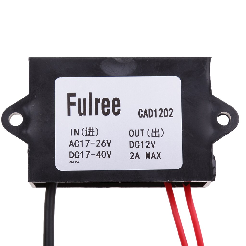 Power Converter AC 24V To DC 12V 2A Adapter For Security Camera