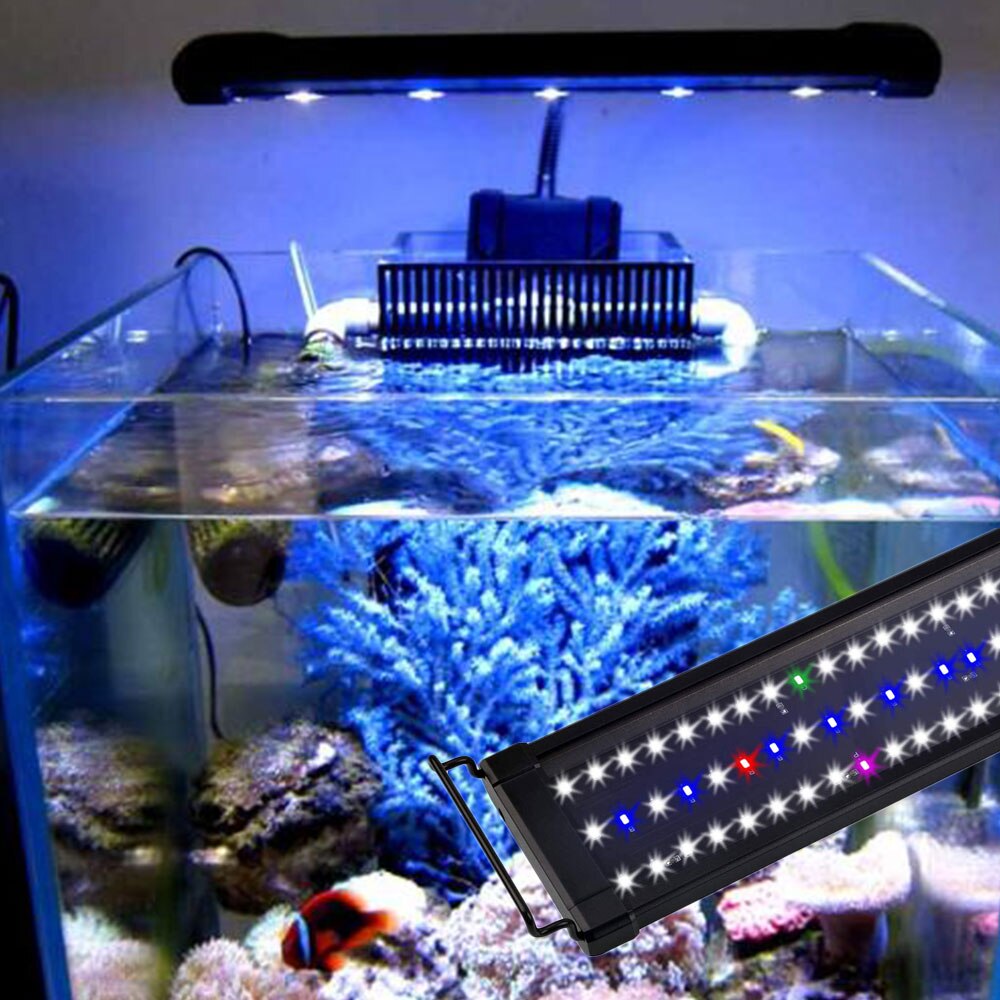 LED Aquarium Licht 30CM 45CM 70CM LED Aquarium Lichtbalk Volledige Spectrum Aquarium Licht voor Zoetwater