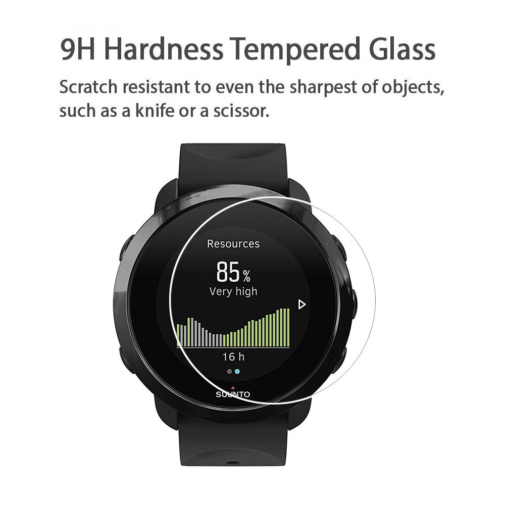 10Stck Gehärtetem Glas Bildschirm Schutz für Suunto spartanisch Trainer Handgelenk HR Runde Clever Uhr Suunto 5 Schutzhülle Film