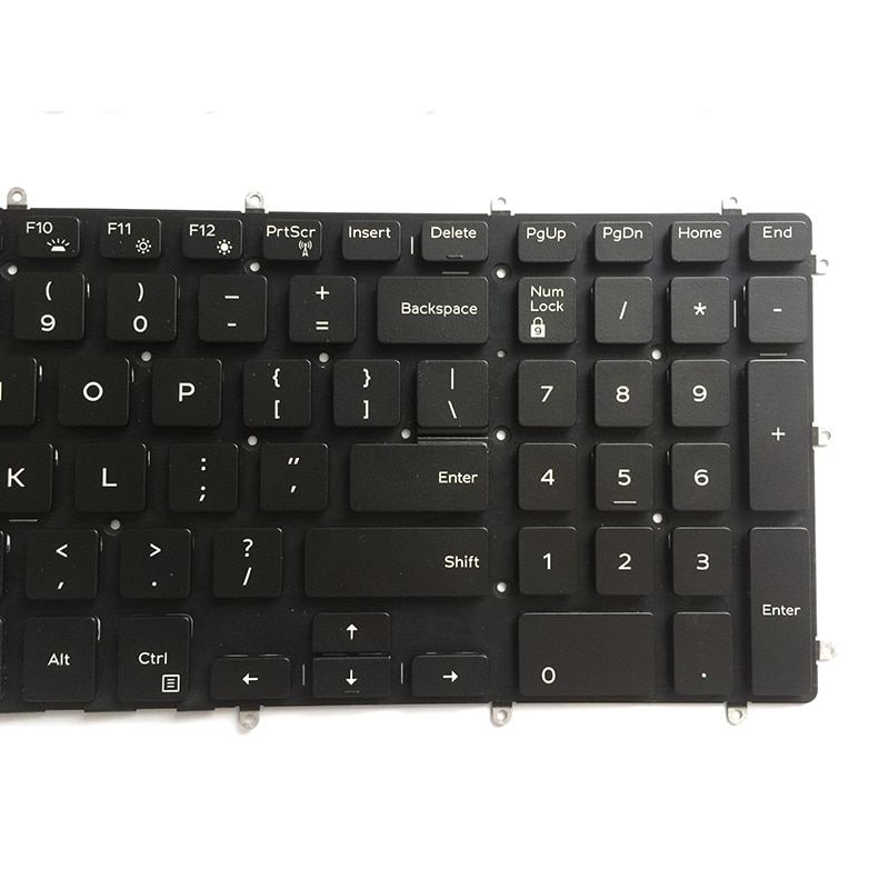 US laptop keyboard for Dell Inspiron 15-5565 15-5567 15-5568 Gaming 17-5765 17-5767 keyboard layout blue/white/red Backlit