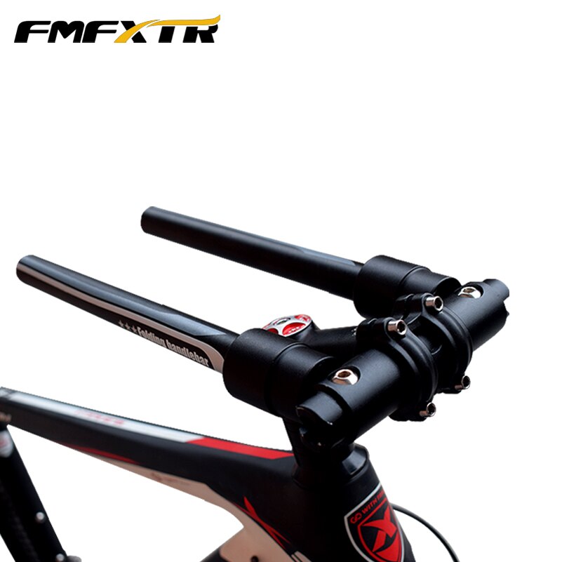 FMFXTR Foldable Aluminium Bicycle Handlebar Kick Scooter Handle Bar 25.4/31.8mm Road MTB Folding Bike Accessories Handlebars