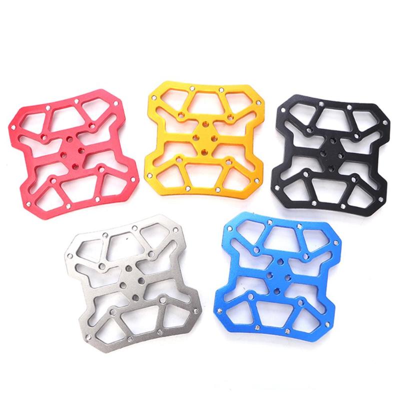 2pcs Aluminum Alloy Bicycle Clipless Pedal Platform Adapters for SPD KEO Pedals MTB Mountain Road Bike Accessories