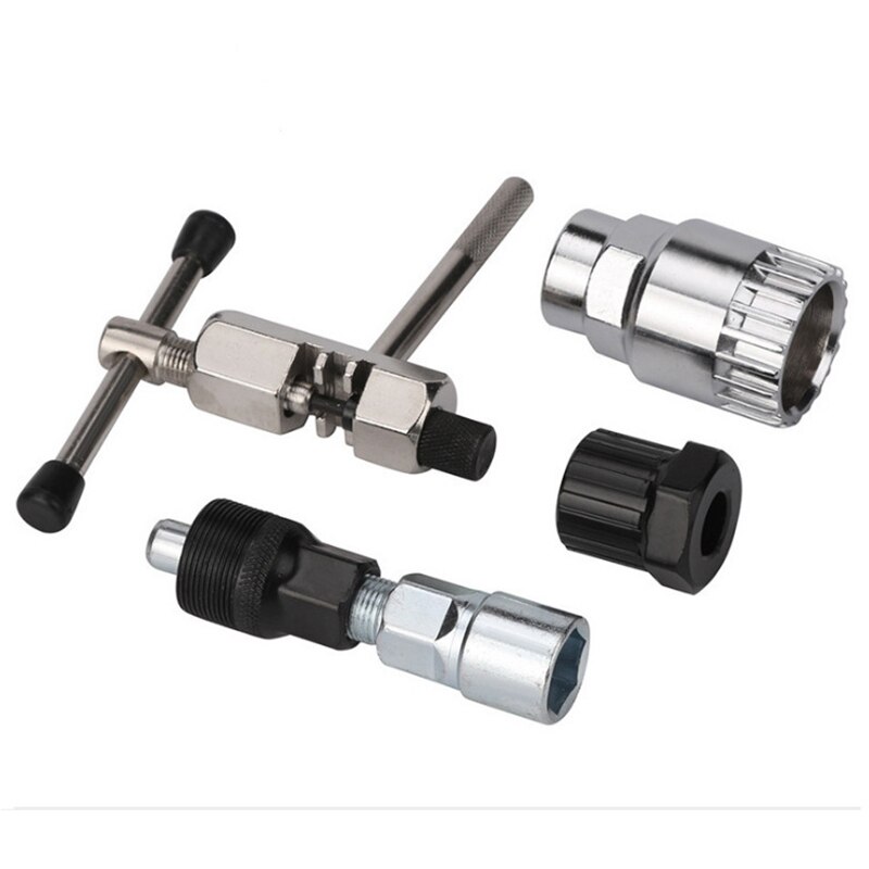 2/4 stuks fietsreparatiesets, ketting, crank, pedaalverwijderaar, trekker, outdoorfiets, mtb-asverwijderaar: 4 stuks